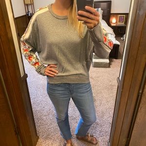Free People Festive L/S Top